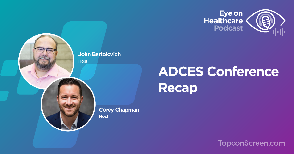 ADCES Conference Recap Topcon Screen